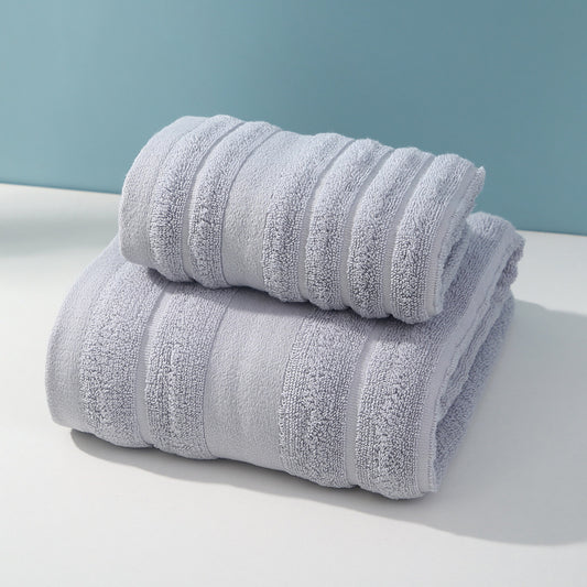 Light Grey - Premium Soft Cotton Towels Set - STripleB