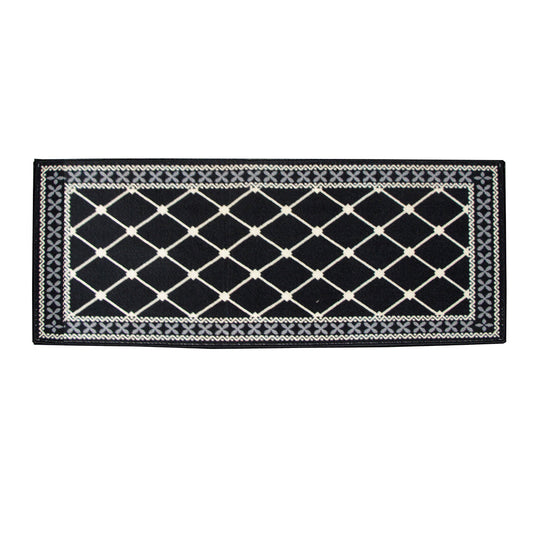 Mason Non Slip Bath Runner 50 x 120cm - Black - STripleB