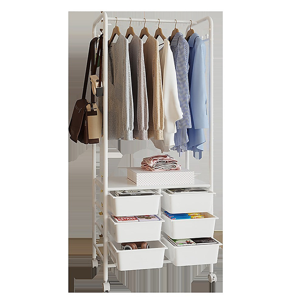 Metal Open Wardrobe and Storage Rack - STripleB