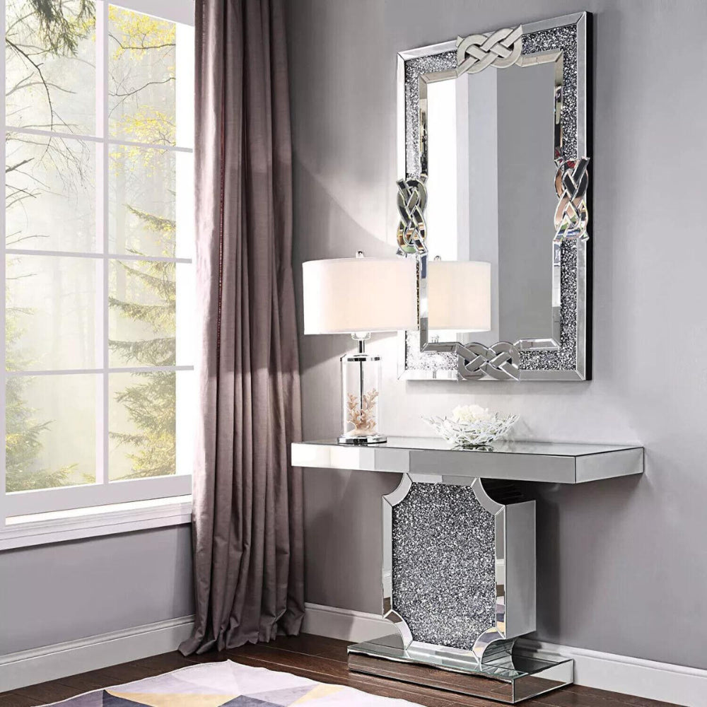 Modern Crystal Crush Diamond Mirror - STripleB