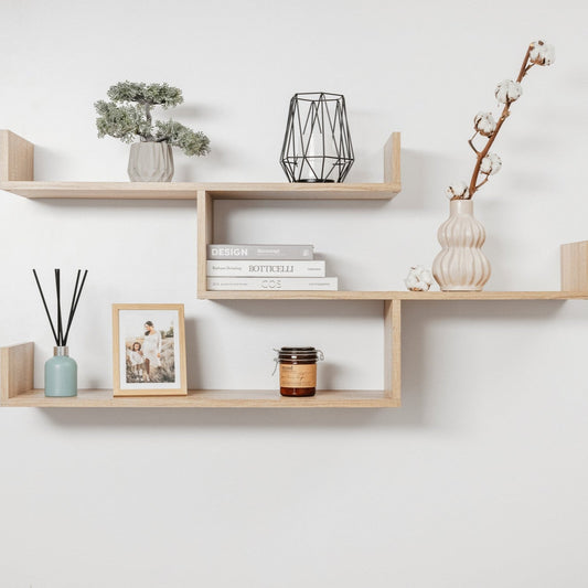 Multi-level Shelf - (Oak) - STripleB