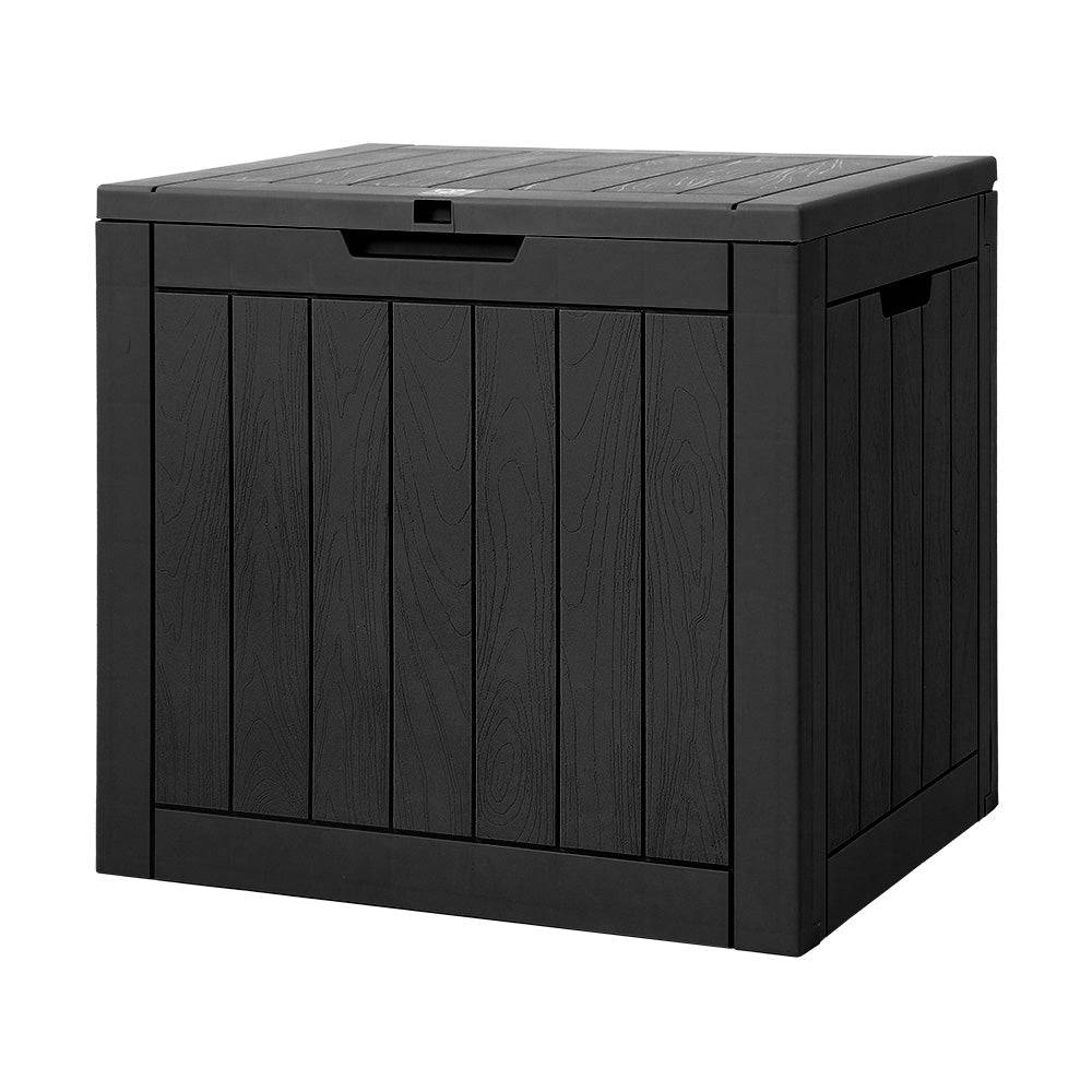 Outdoor Storage Box 118L - Black - STripleB 