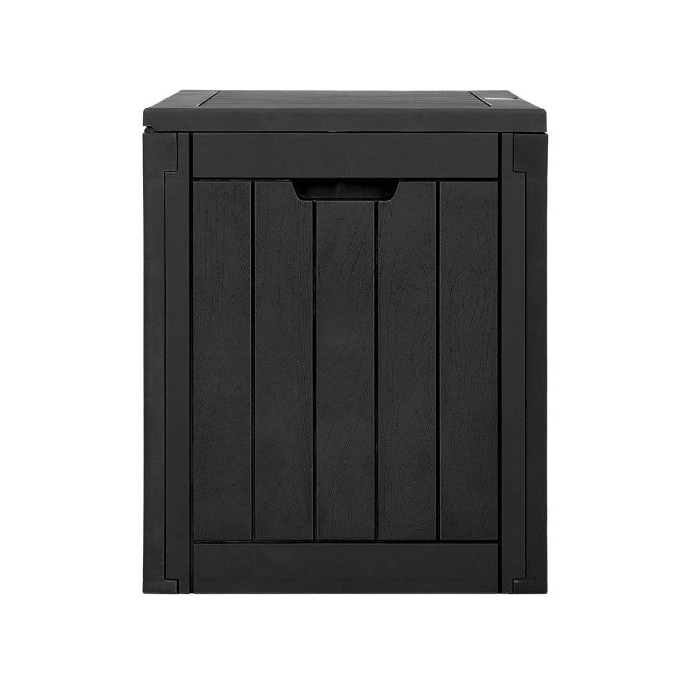 Outdoor Storage Box 118L - Black - STripleB 