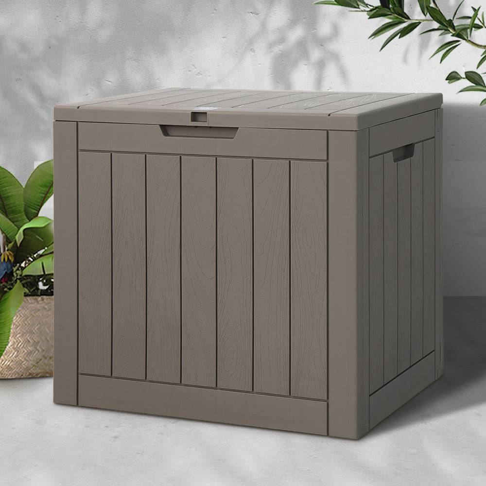 Outdoor Storage Box 118L - Grey - STripleB 