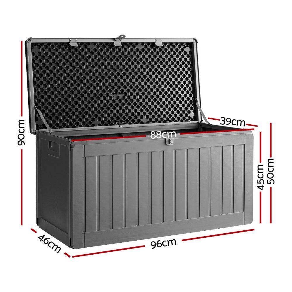 Outdoor Storage Box 190L - Black - STripleB 