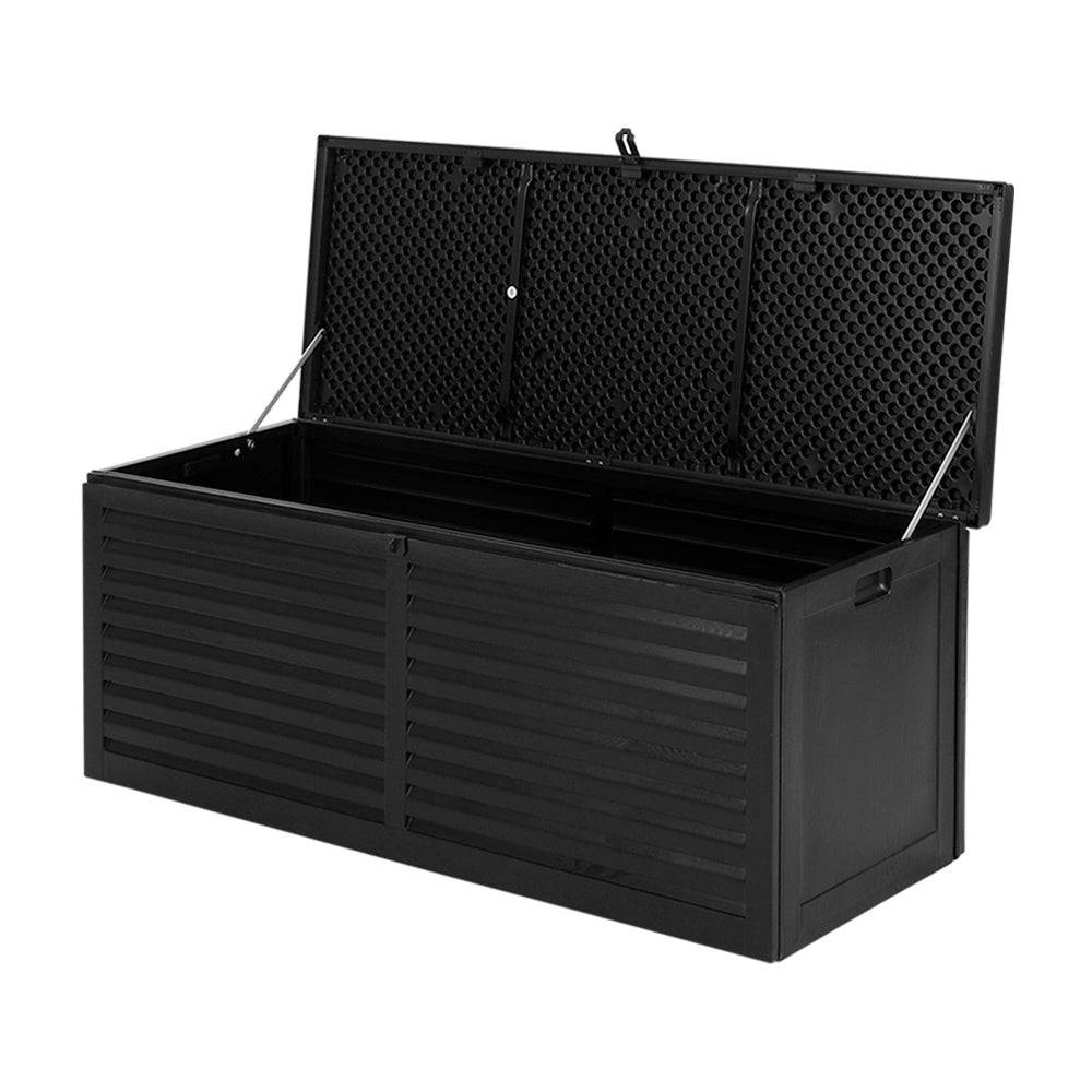 Outdoor Storage Box 390L - Black - STripleB 