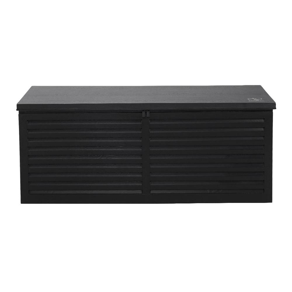 Outdoor Storage Box 390L - Black - STripleB 