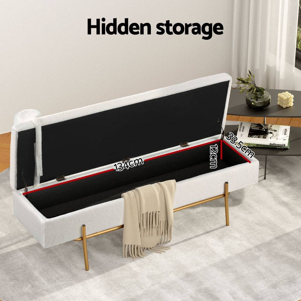 Artiss Storage Ottoman - 140cm - STripleB 