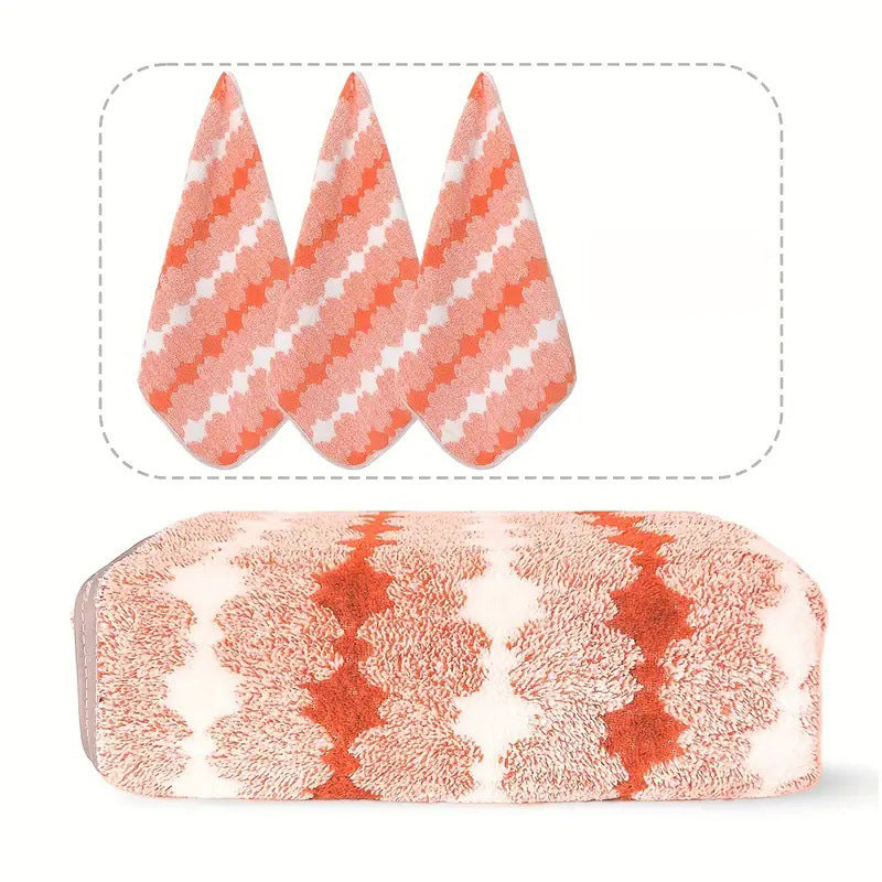 Orange - Premium Coral Fleece Towel Set - STripleB