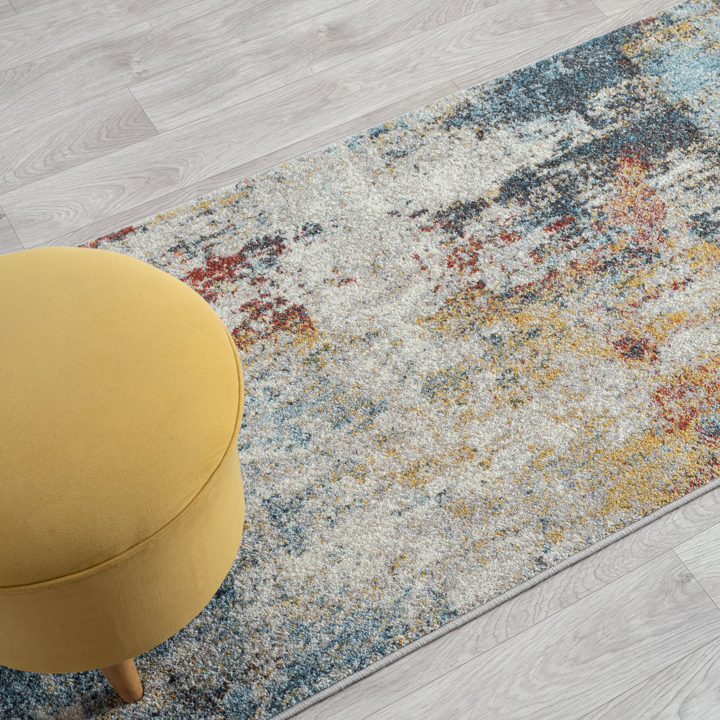 Oriental Multi Hues Rug - Multi - 80x300 - STripleB