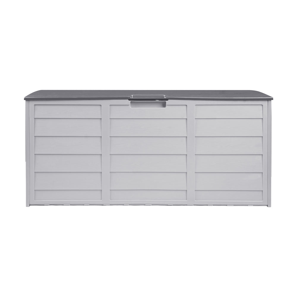 Outdoor Storage Box Lockable 290L Grey - STripleB