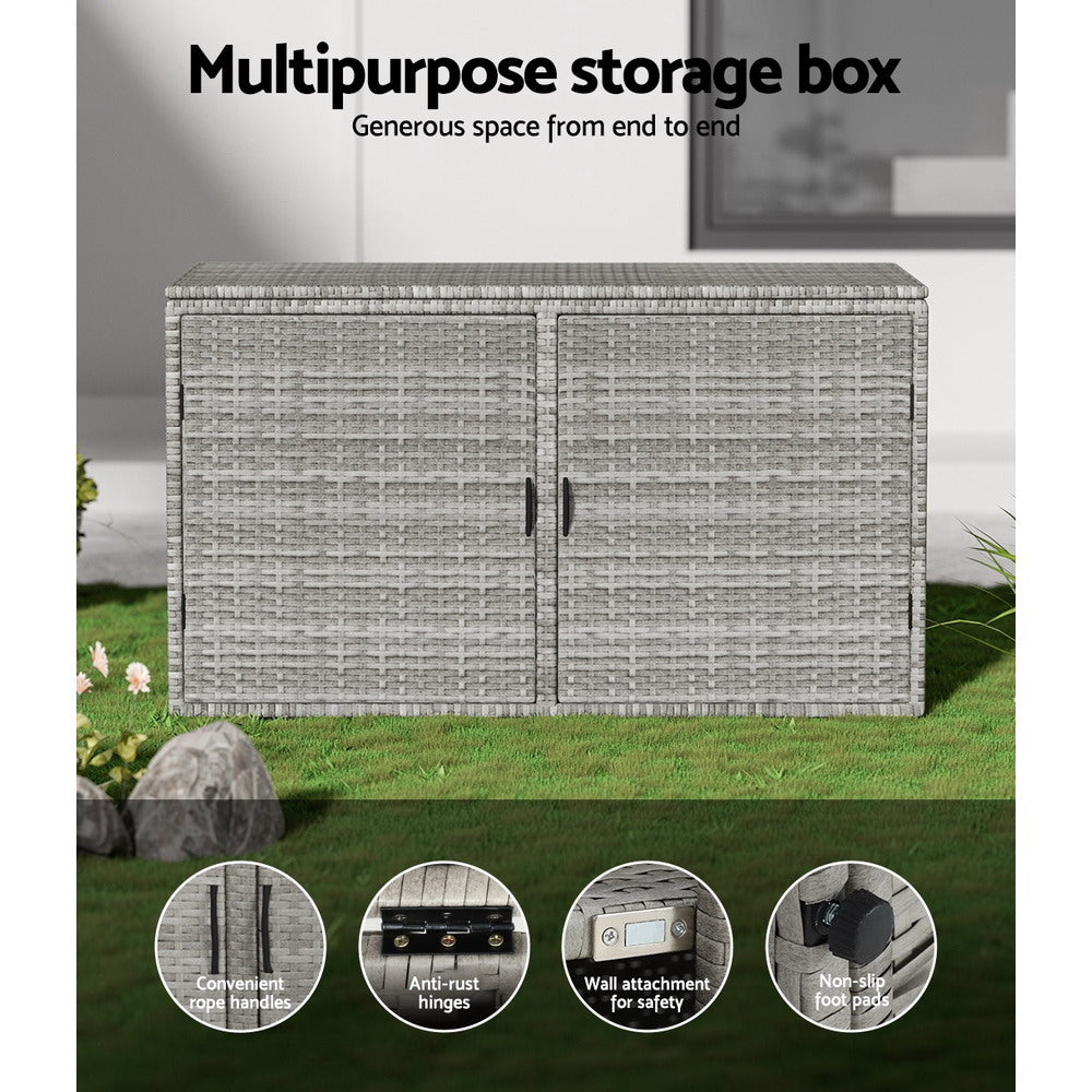 Outdoor Storage Cabinet - Wicker - STripleB
