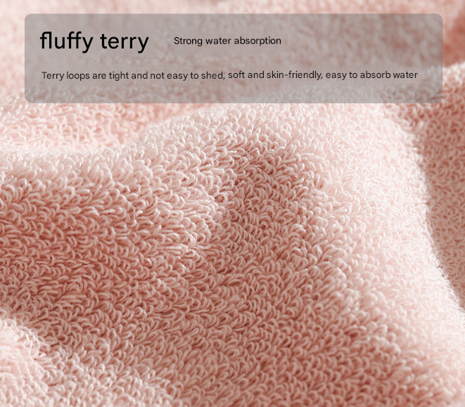 Pink - Luxury 3-Piece 100% Cotton Towel Set - STripleB