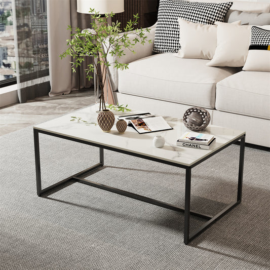 Rectangular Marble Coffee Table - STripleB