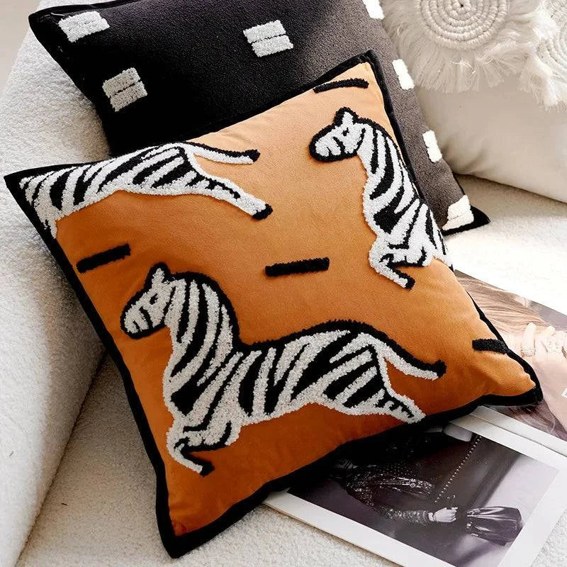 45x45cm - Pony Animal Throw Pillow Covers - STripleB 