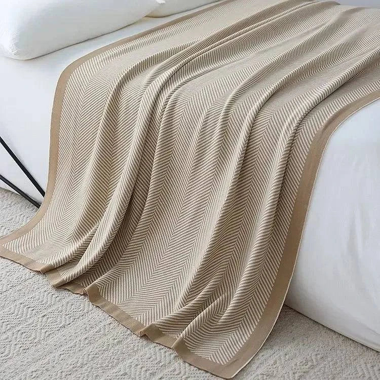 Nordic Knitted Blanket Throw - STripleB 