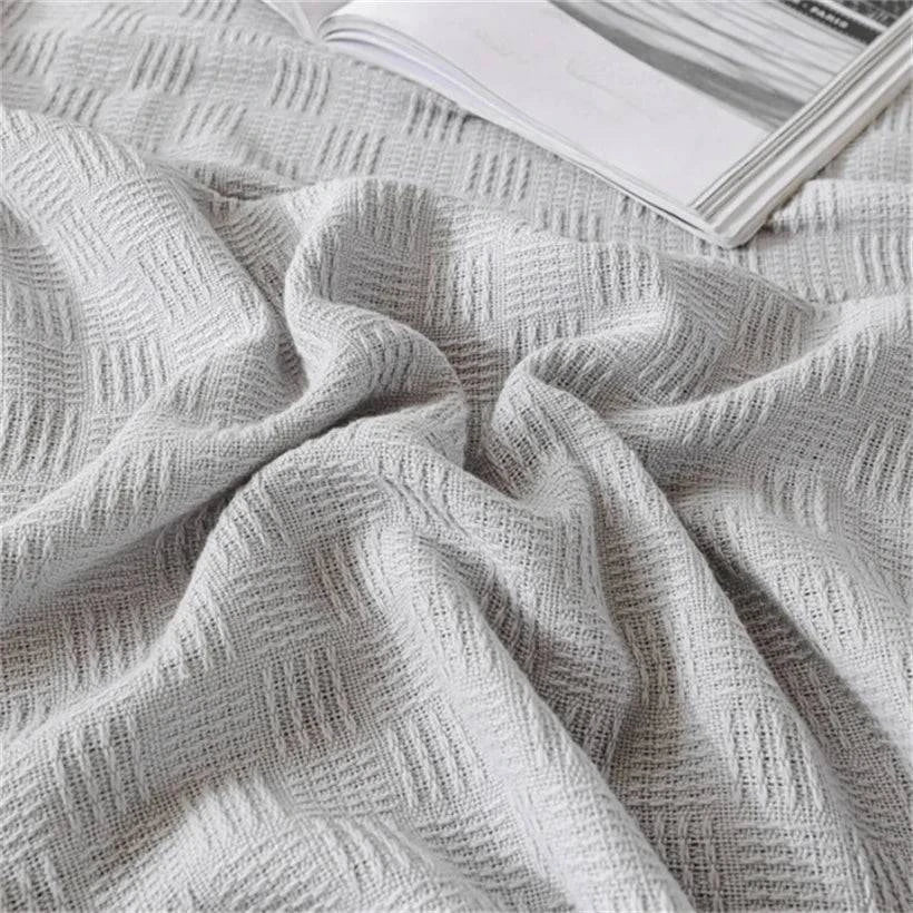 100% Cotton Throw Blanket - STripleB 