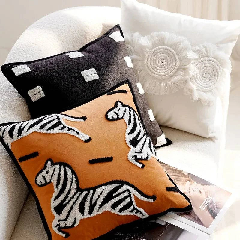 45x45cm - Pony Animal Throw Pillow Covers - STripleB 