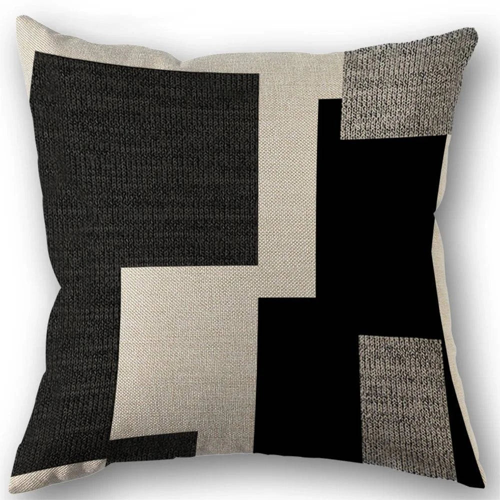 Abstract Boho Geometric Throw Pillow Covers - STripleB 
