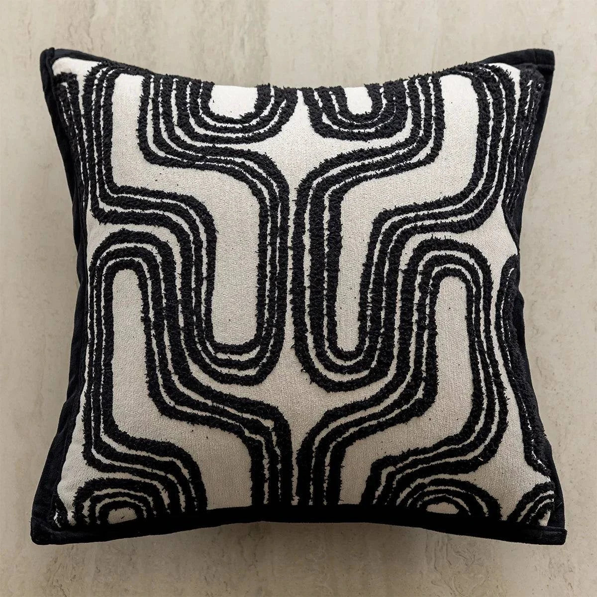 Black Throws Pillow Covers - STripleB 