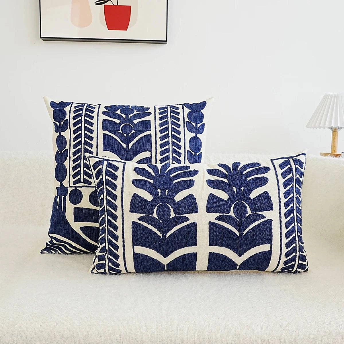 American Style Embroidered Cushion Covers - STripleB 