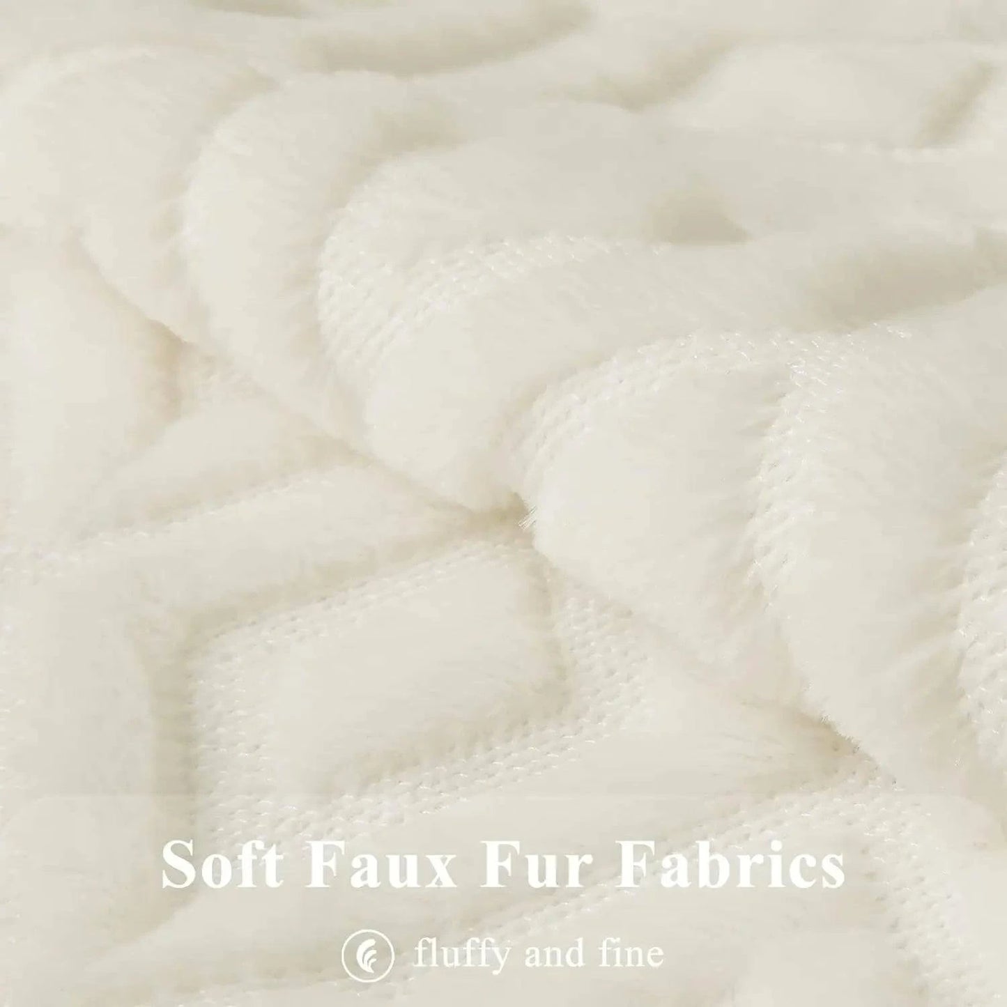 Soft Faux Fur Throw Pillow Covers - STripleB 