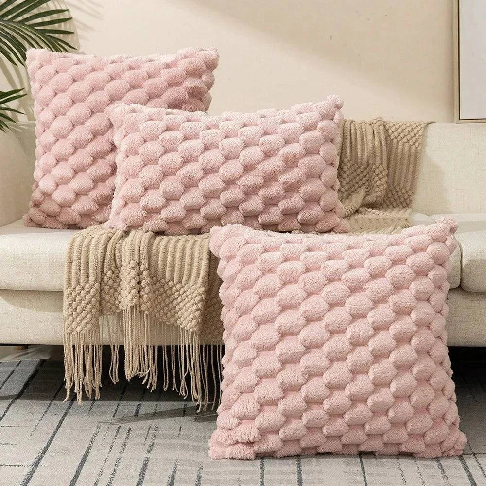 Super Soft Cozy Decorative Throw Pillow Covers - STripleB 