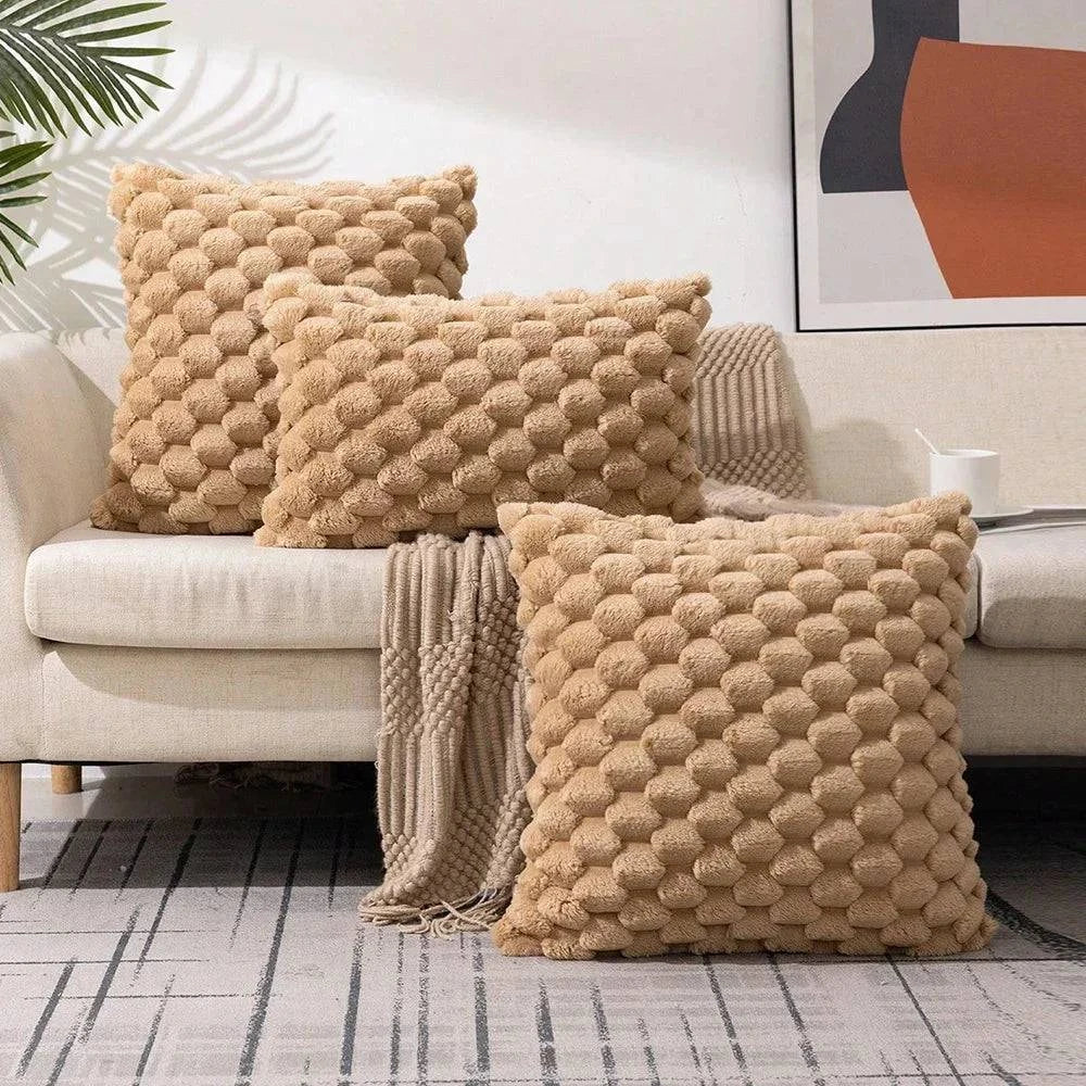 Super Soft Cozy Decorative Throw Pillow Covers - STripleB 