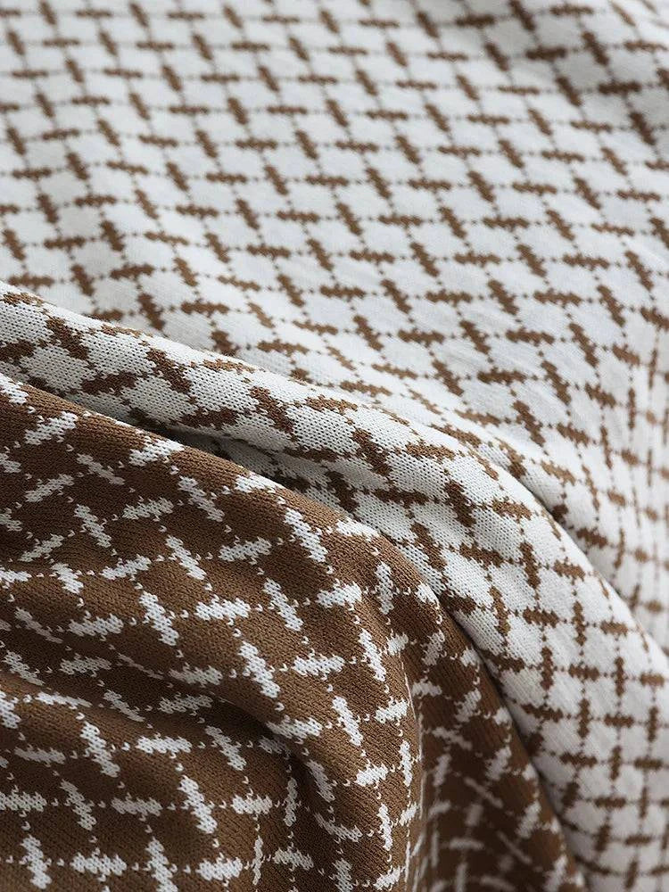 Nordic Knitted Blanket - STripleB 