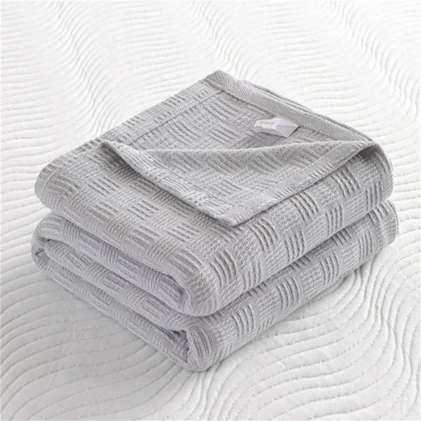 100% Cotton Throw Blanket - STripleB 