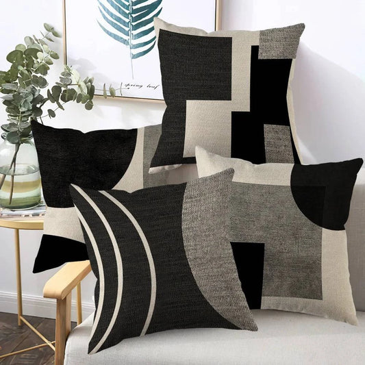 Abstract Boho Geometric Throw Pillow Covers - STripleB 