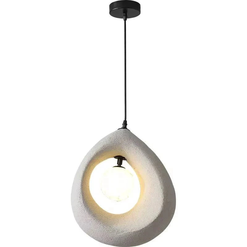 Japanese Wabi Sabi Pendant Lights Minimalist Bedroom Kitchen Island G9  LED Chandeliers Living Room Hanging Lamps - STripleB 