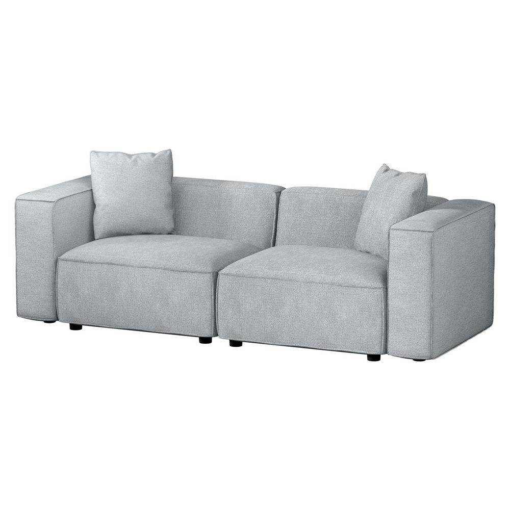 2-Seater Sofa - Grey - STripleB 