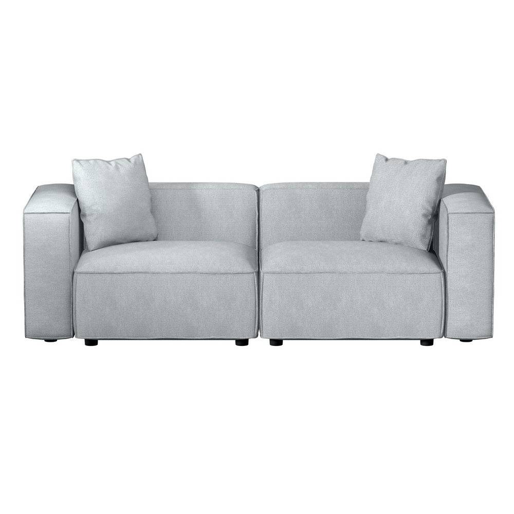 2-Seater Sofa - Grey - STripleB 