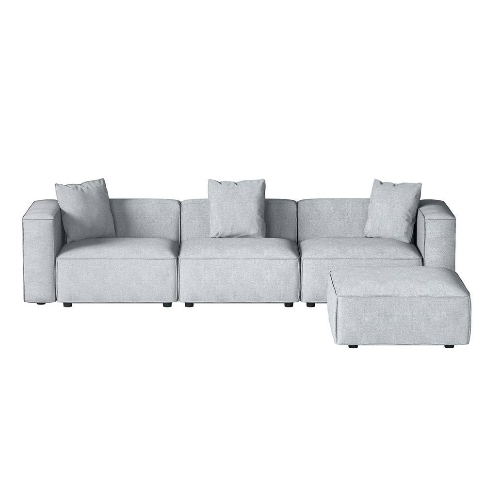 4-Seater Sofa - Grey - STripleB 