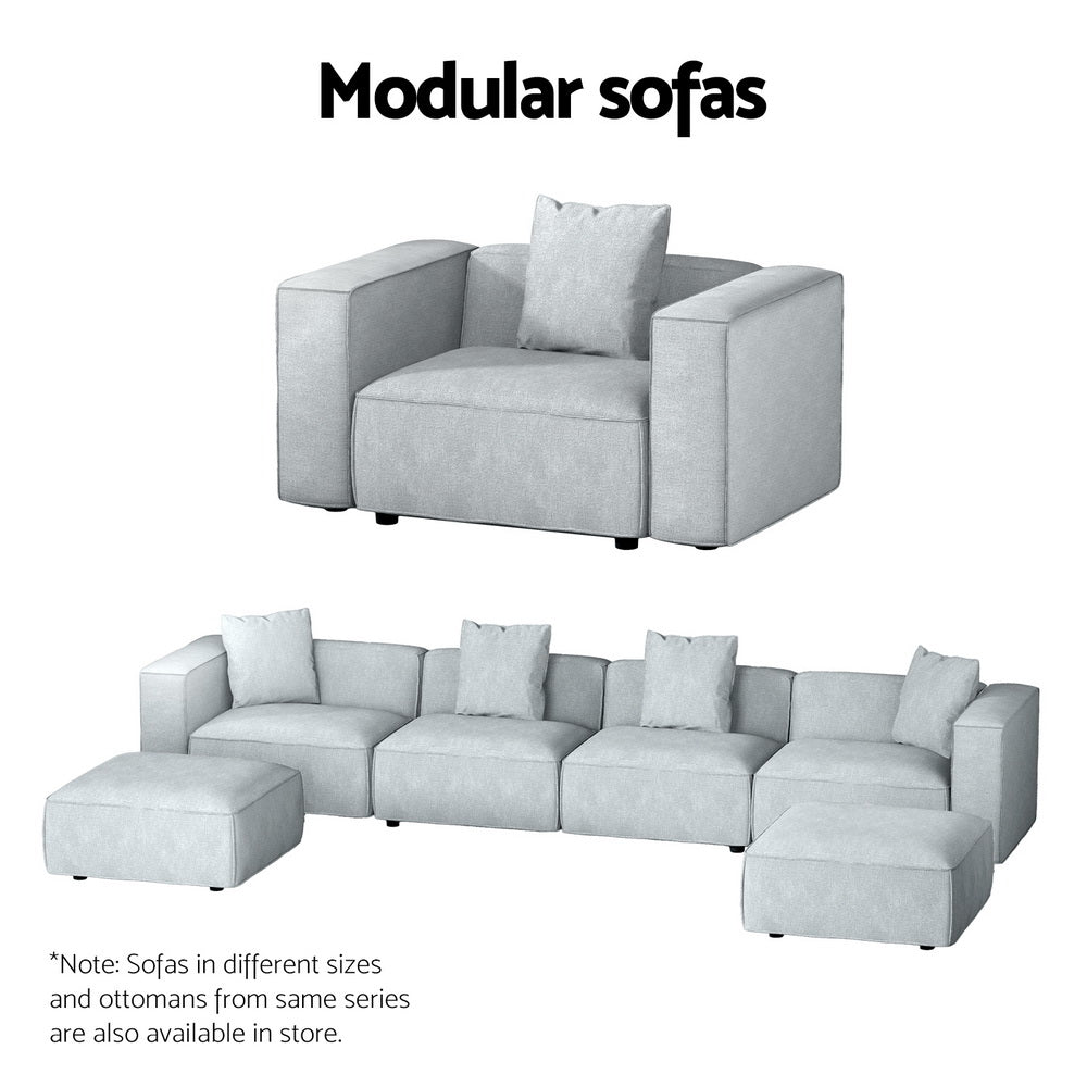 Armchair - Sofa Seat - Grey | STripleB 