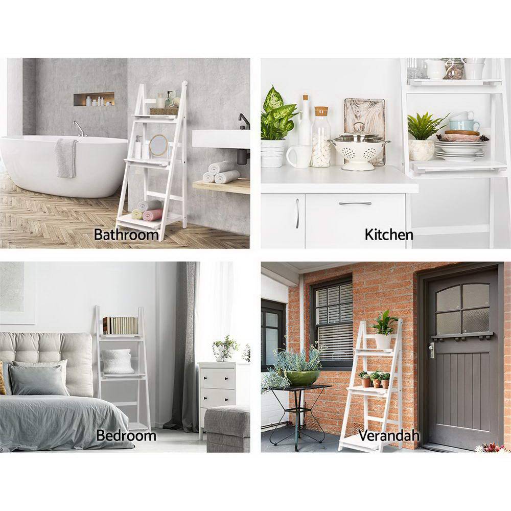 3 Tier Bookshelf - ZANE White - STripleB 