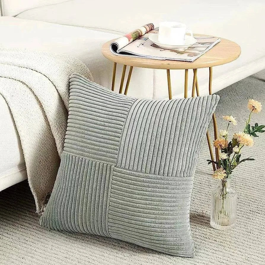 Soft Plush Corduroy Cushion Covers - STripleB 