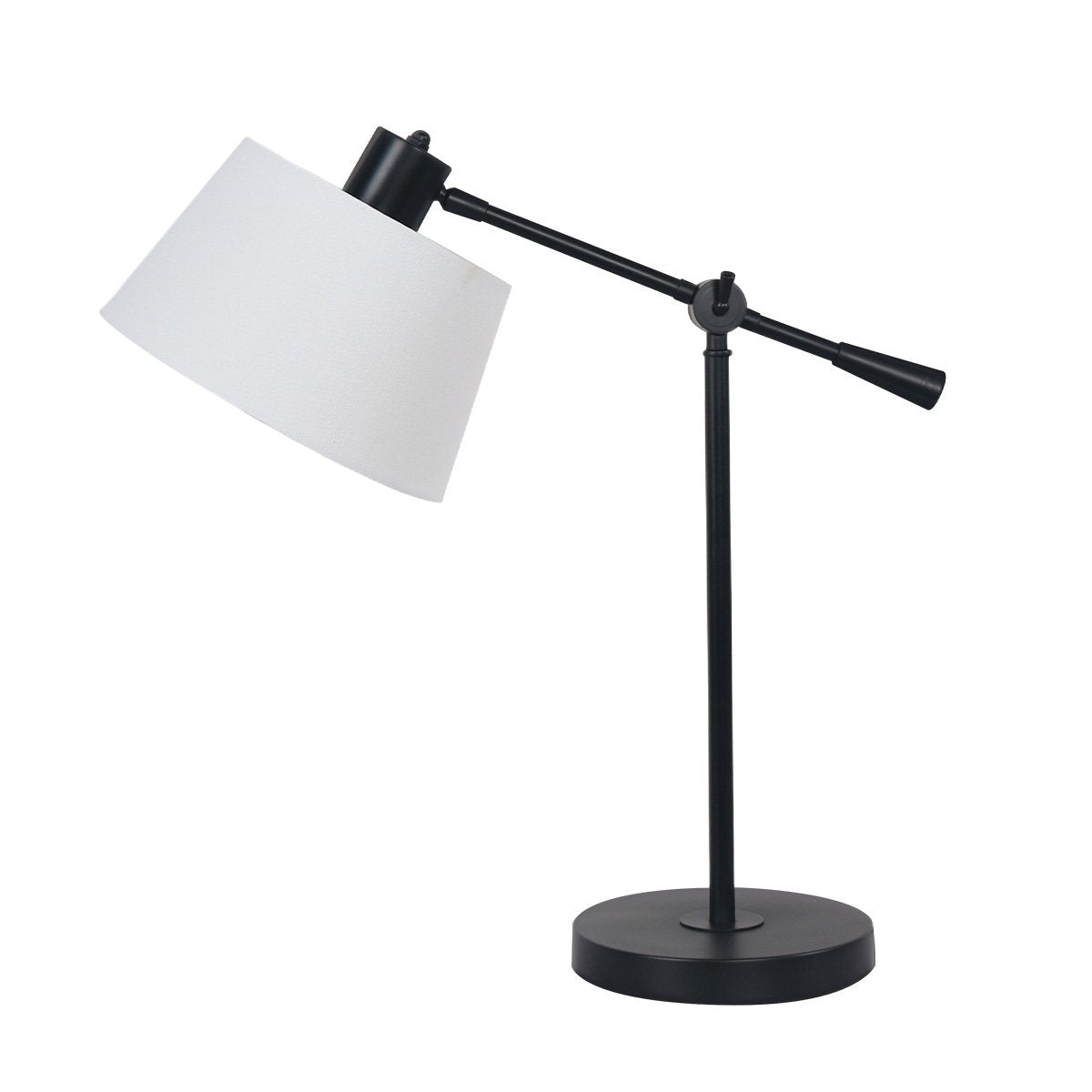 Sarantino Adjustable Metal Table Lamp In Black - STripleB 
