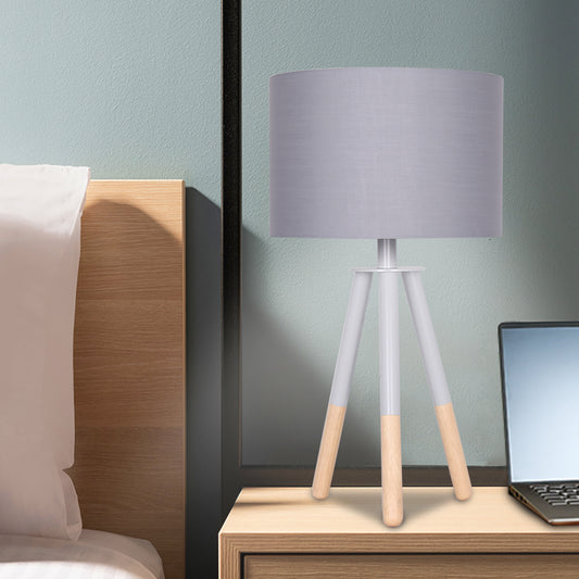 Sarantino Tripod Desk Lamp in Metal and Wood Nordic Minimalist Light - STripleB