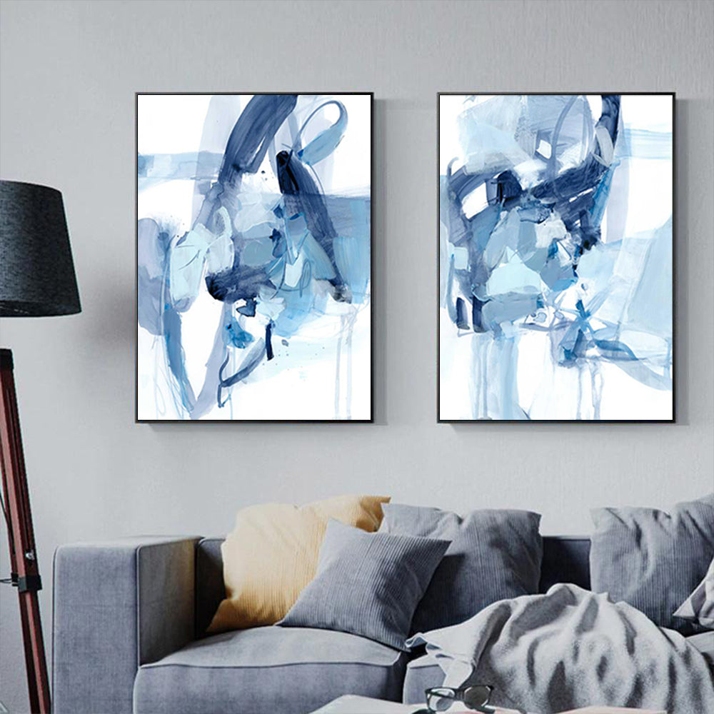 Saturday Night 2 Sets Black Frame Canvas - 70cmx100cm - STripleB