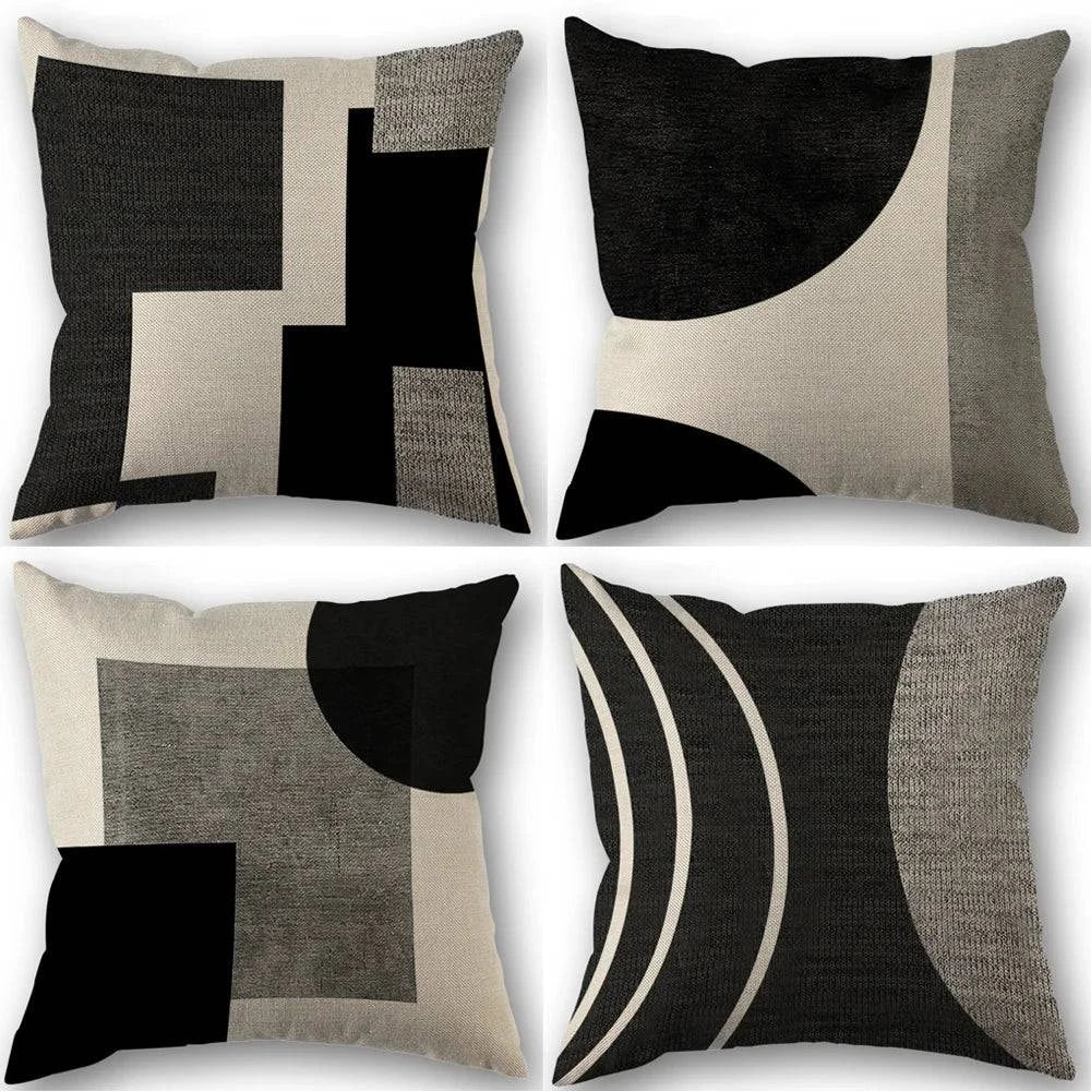 Abstract Boho Geometric Throw Pillow Covers - STripleB 