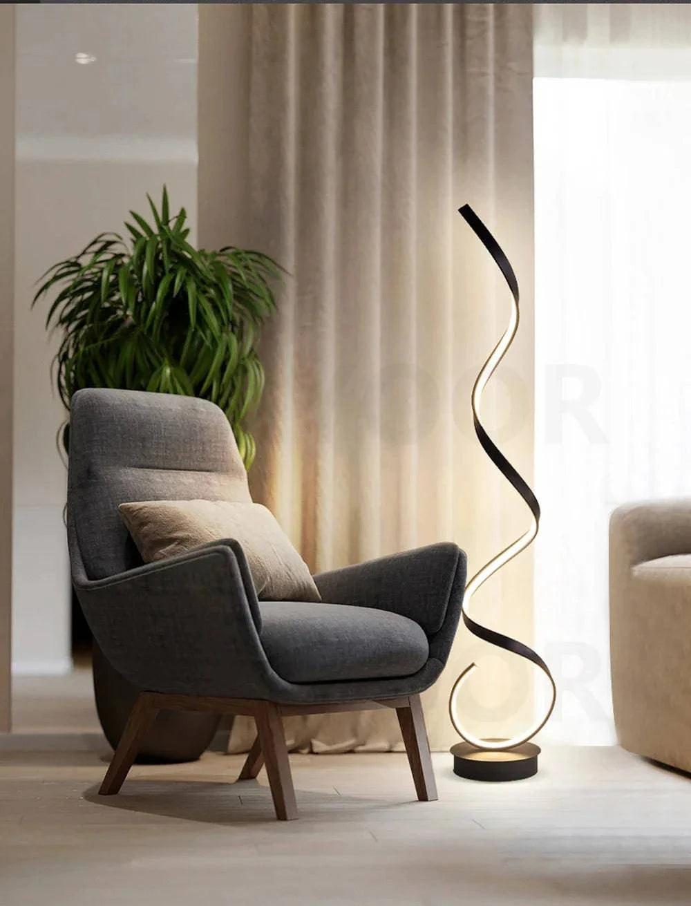 Minimalist Nordic Floor Lamp for Living Room or Bedroom - STripleB 