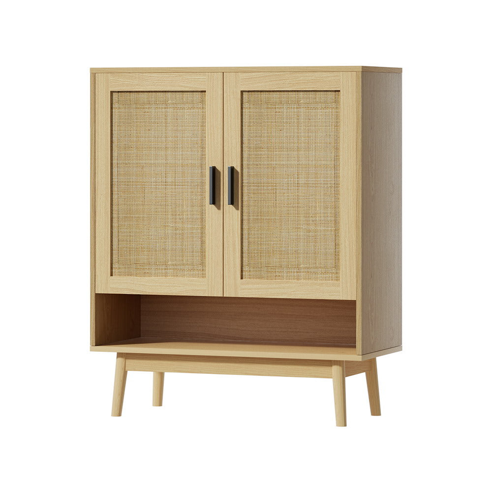Shoe Rack Cabinet - Rattan - 5-tier - STripleB
