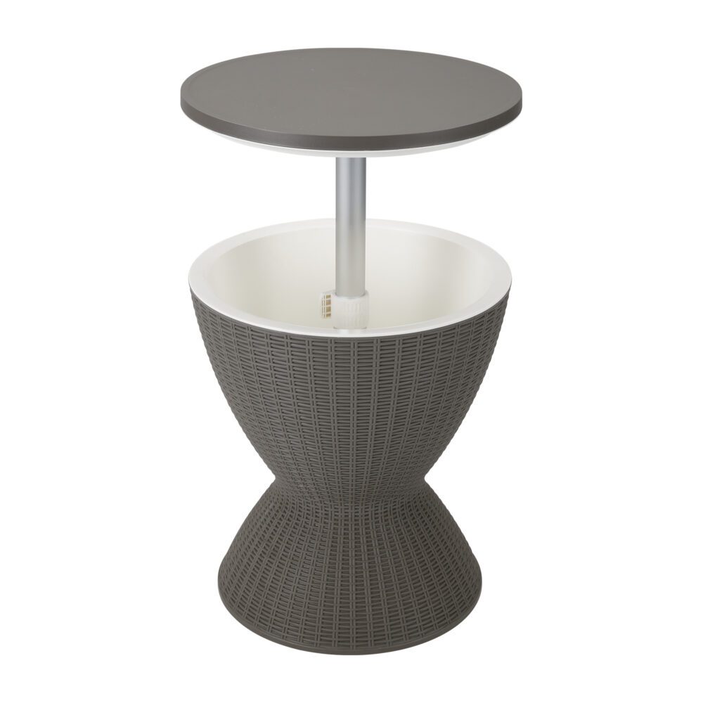 Taupe Ice Bucket Table - STripleB