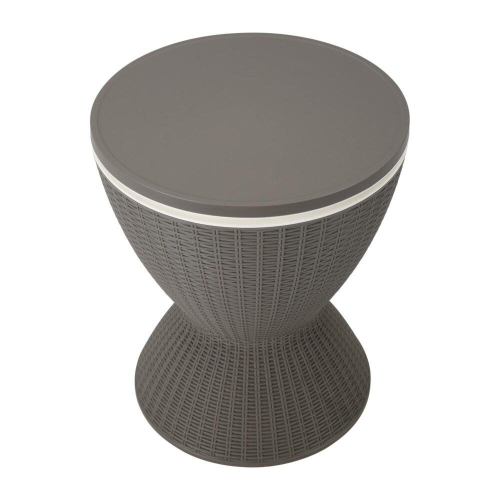 Taupe Ice Bucket Table - STripleB