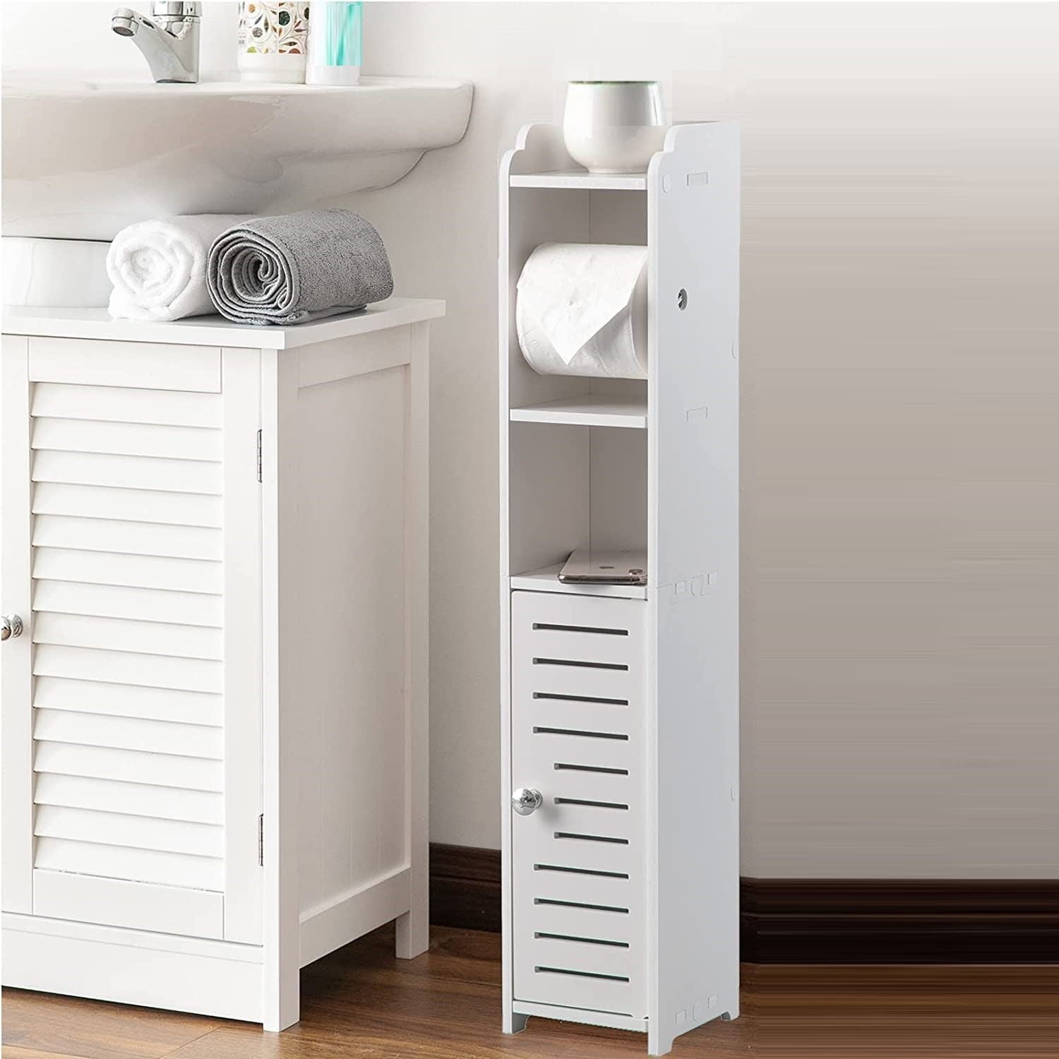 Toilet Paper Roll Holder - White - STripleB