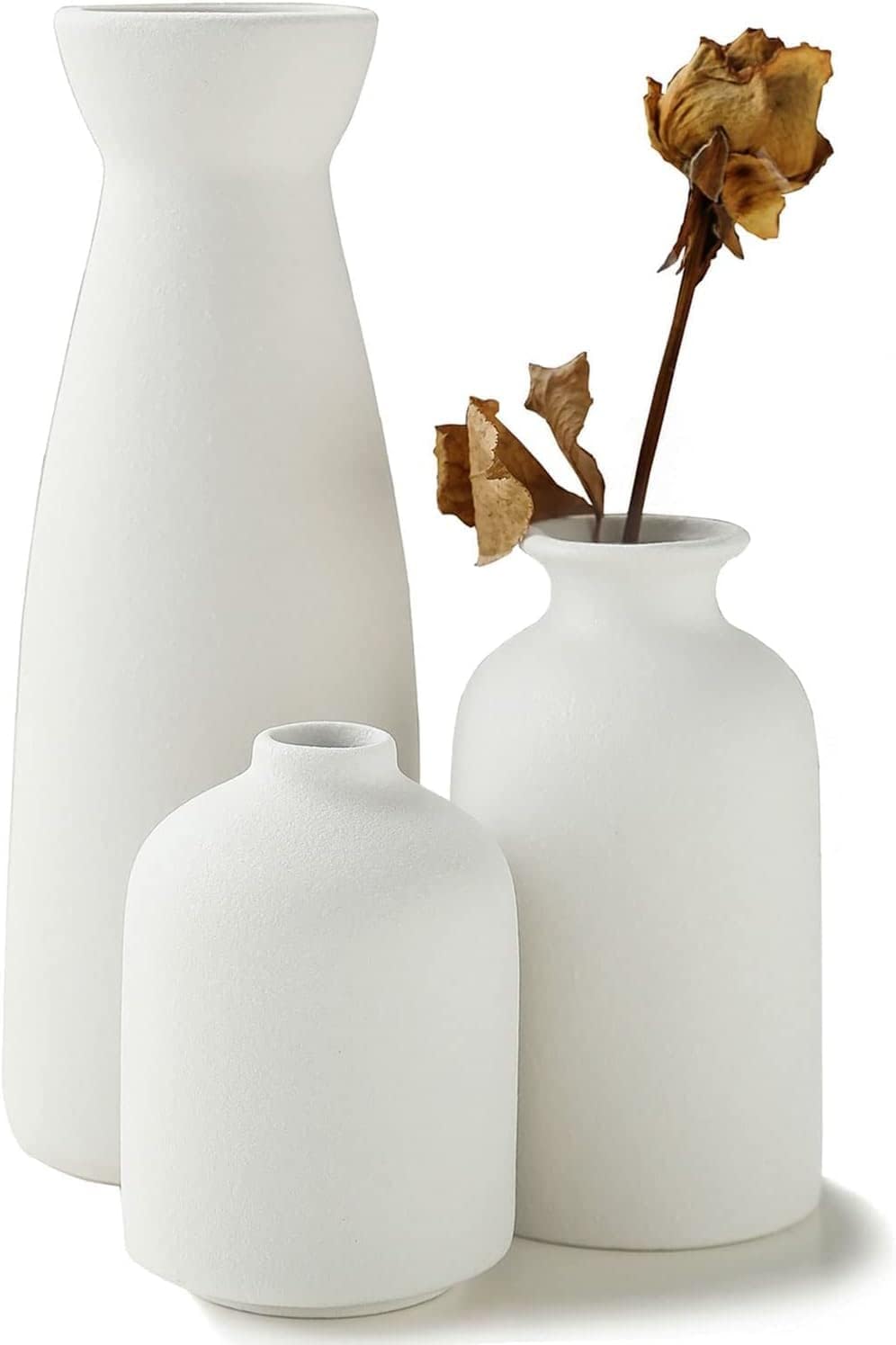 Set of 3 - Nordic Cermaic Vases - StripleB