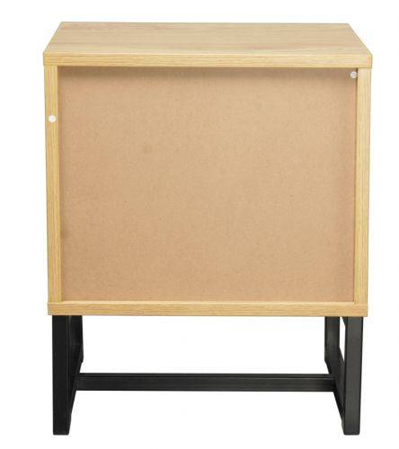 Malaga 2 Drawer Bedside Table - STripleB 