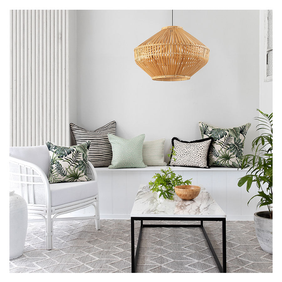 Cushion Cover-With Piping-Boracay-60cm x 60cm - STripleB 